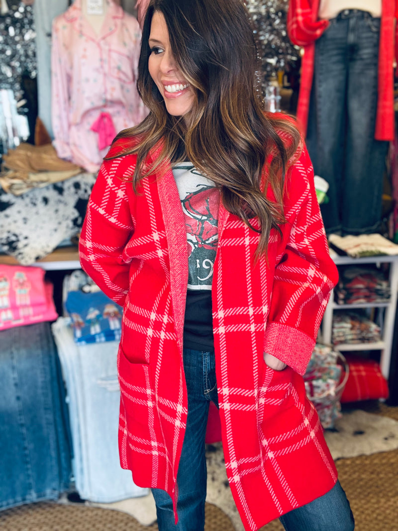 Plaid Paige Cardigan