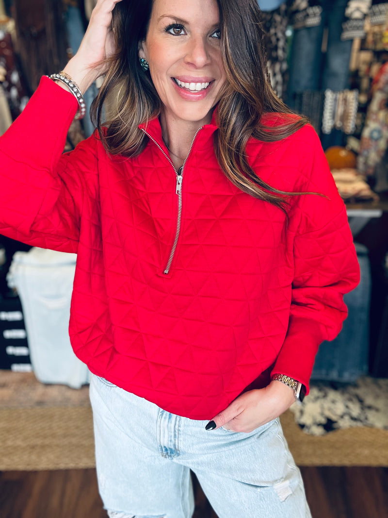 Diva Red Pullover