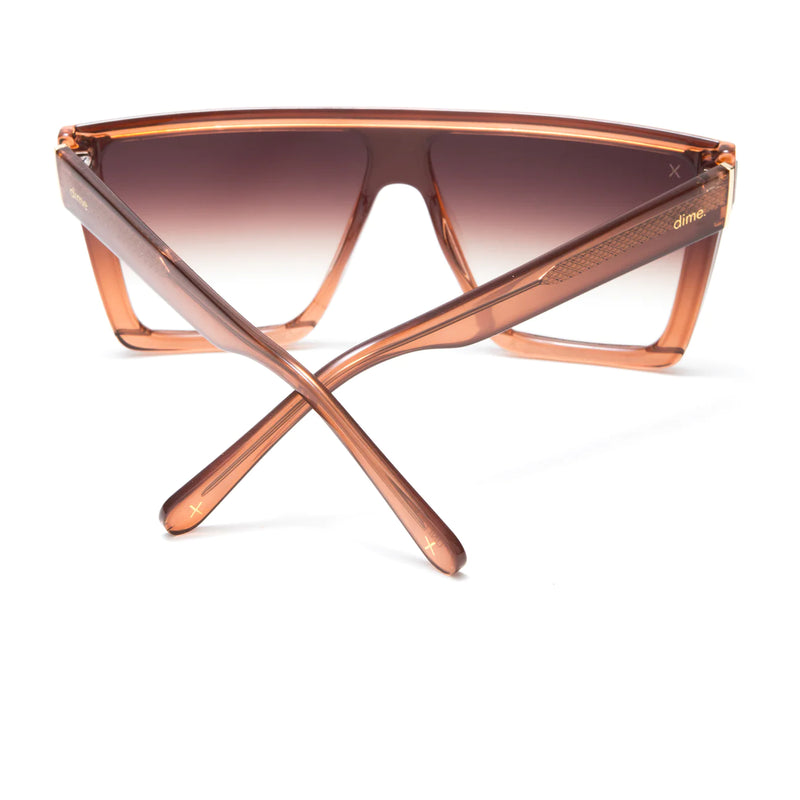 Dime- Unlocked Taupe Crystal + Brown Polarized Lens