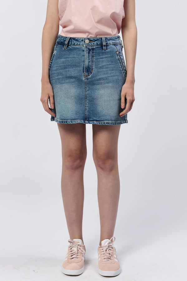 Dear John- Quinn Denim Skirt Agora