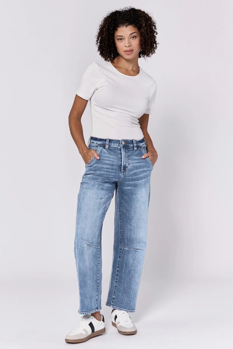 Dear John- Lasso High Rise Loose Fit Jeans- Western Hue