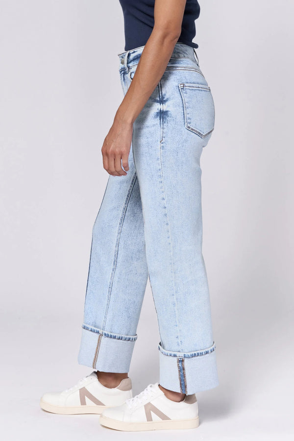 Dear John- Holly High Rise Cuffed Hem Jeans- Lake Shore