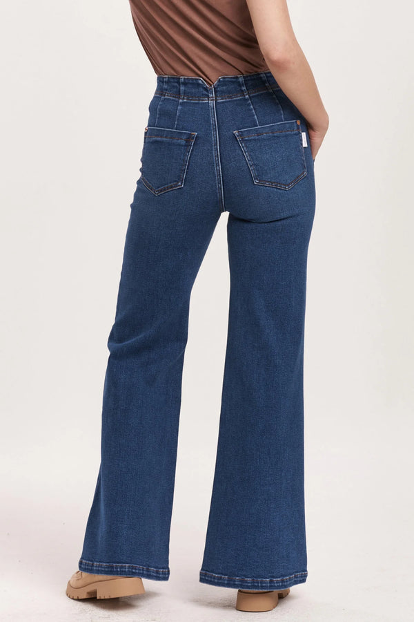 Dear John Fiona Seascape Wide Leg Jeans