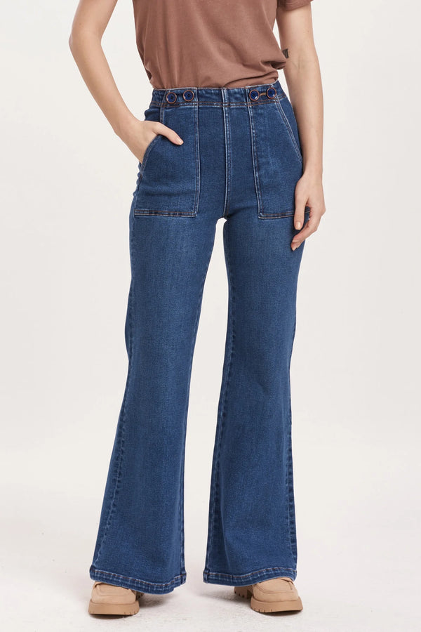 Dear John Fiona Seascape Wide Leg Jeans