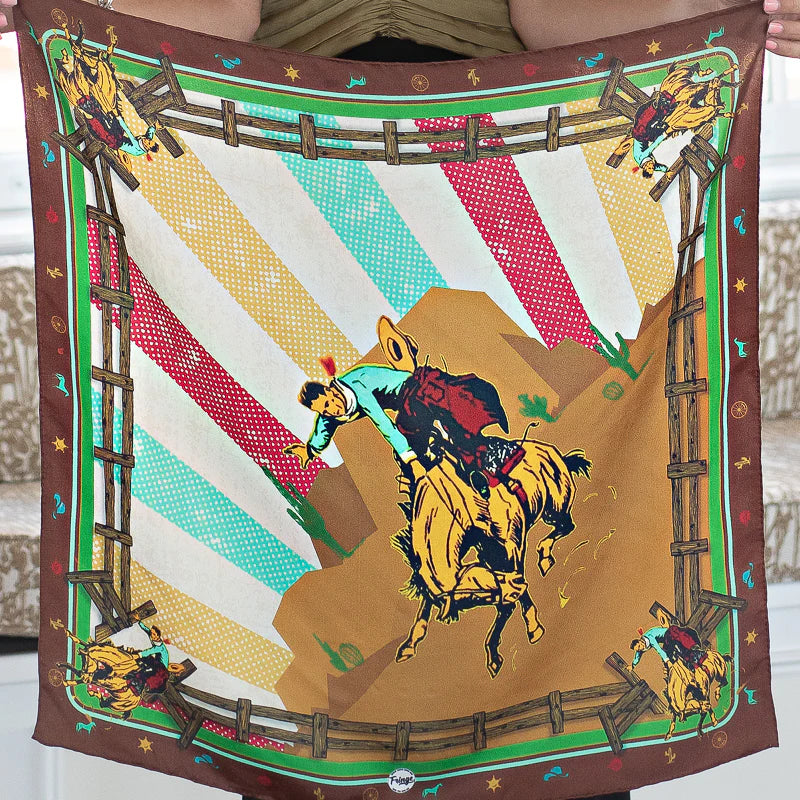 Fringe Scarves- Comic Cowboy
