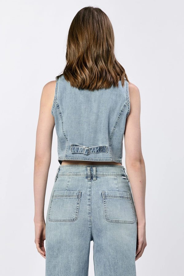 Dear John- Norris Denim Vest Zurie