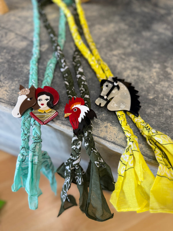 Cowgirl Cool Bandana Bolo