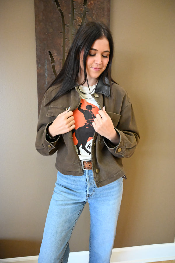 Elan- Cocoa Rugged Jacket