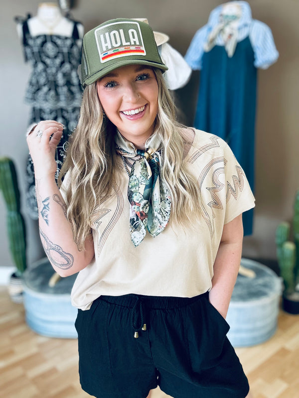 Boot Stitch Brenda Top