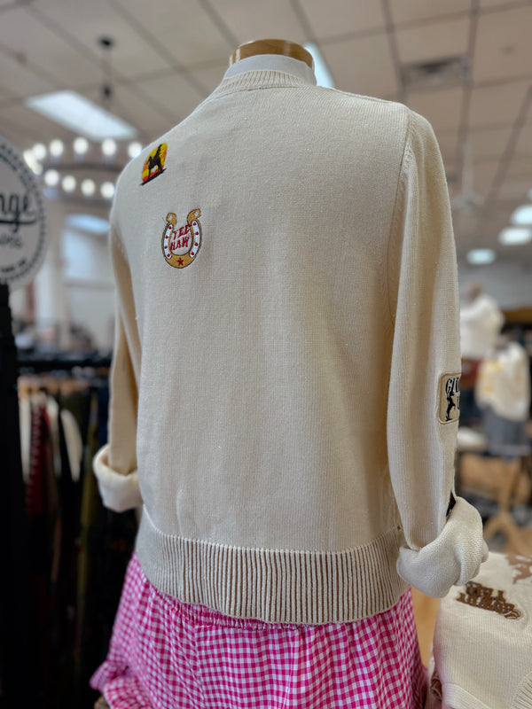 Pony Up Knit Patch Sweater