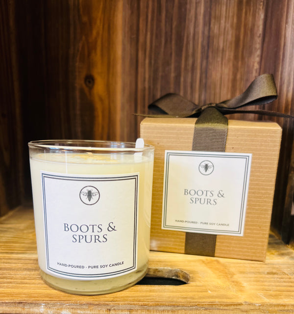 EB- Boots & Spurs Candle