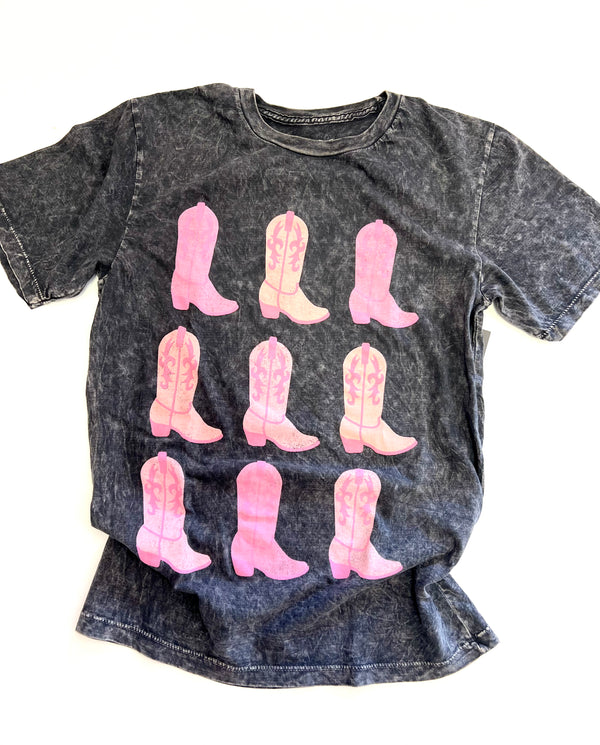 Pink Boots Graphic Tee