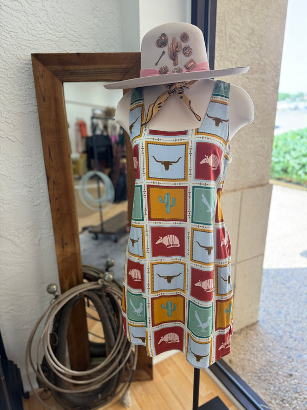 Cotton & Rye- Critter Patchwork Dress