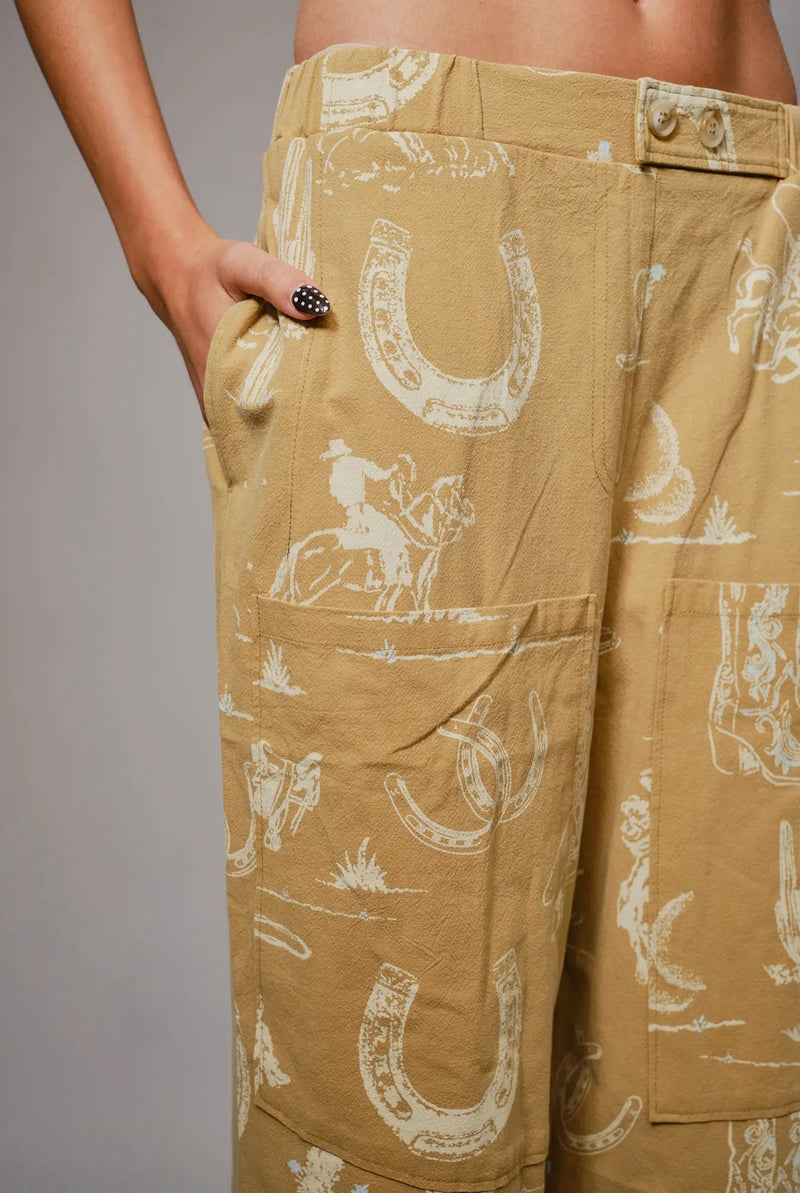 Wild West Wide Leg Pants