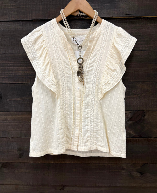 Dear John- Fatima Top- Whitecap