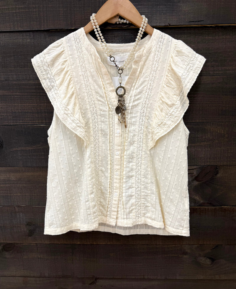 Dear John- Fatima Top- Whitecap