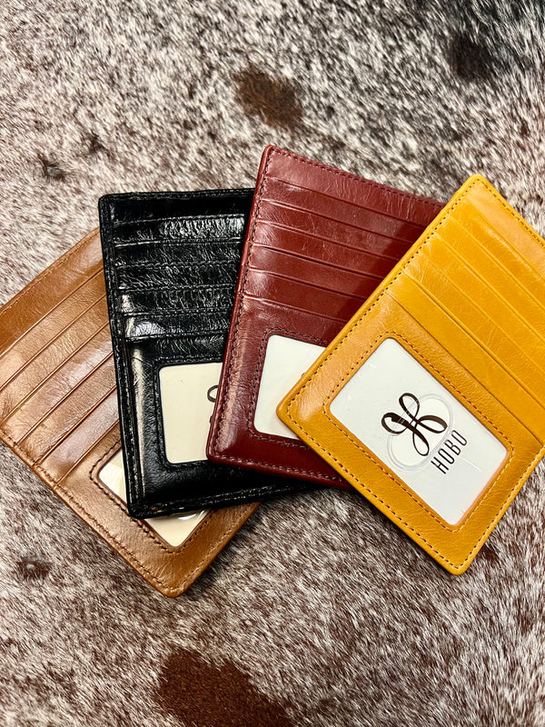 HOBO- Euro Slide Wallet Polished leather