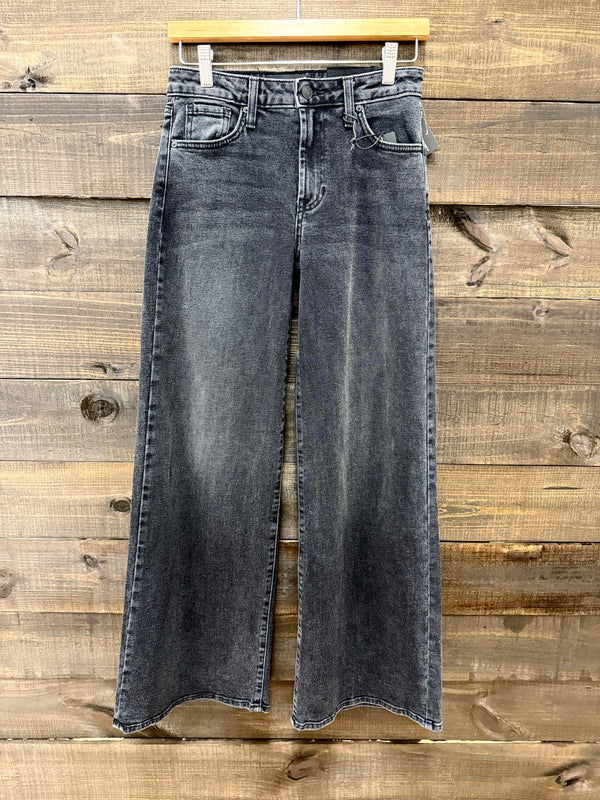 JBD- Ultra Wide Black Denim Jeans