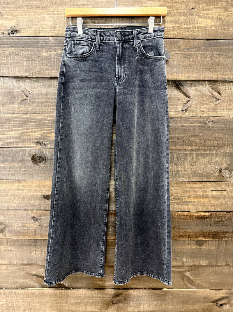 JBD- Ultra Wide Black Denim Jeans