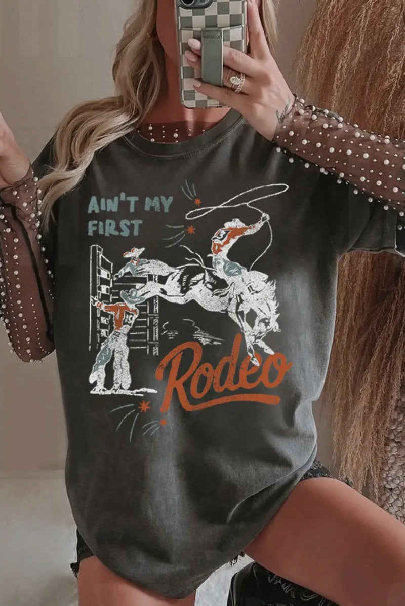 Ain't My First Rodeo Oversized Tee