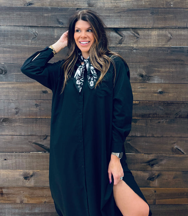 Maxine Collar Button Up Maxi