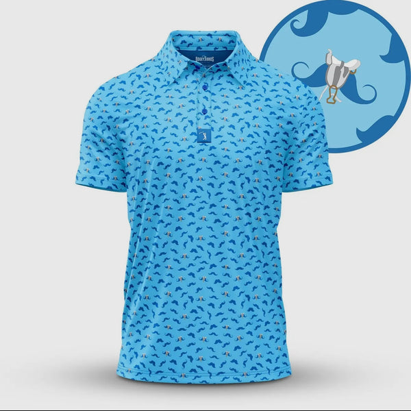 Bogey Bros- Mustache Ride Polo