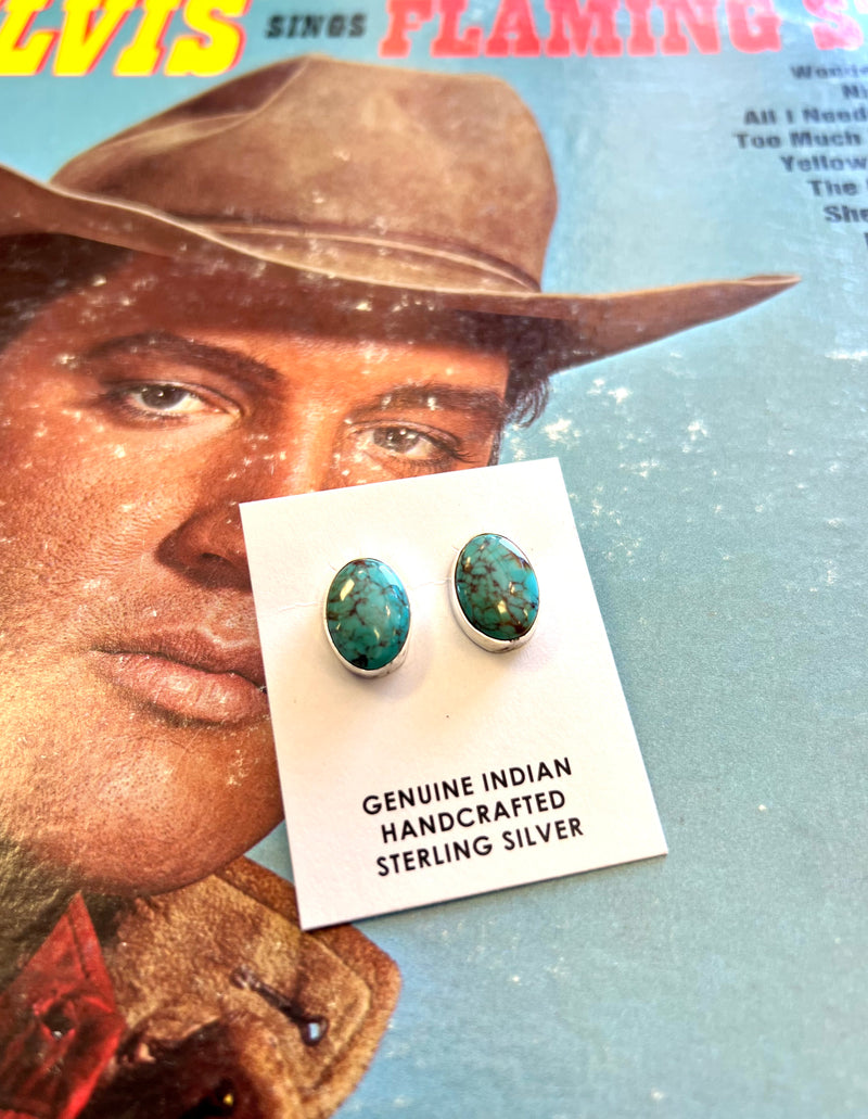 TQ Sterling Oval Studs