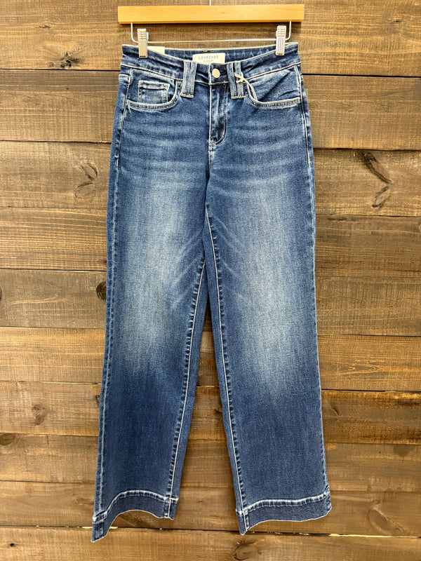 Vervet- Dominated High Rise Wide Leg Trouser Jeans