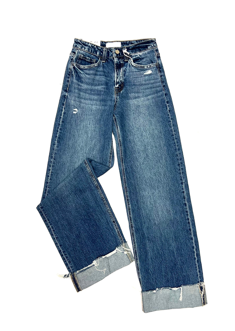 Vervet- High Rise Baggy Wide Leg Jeans