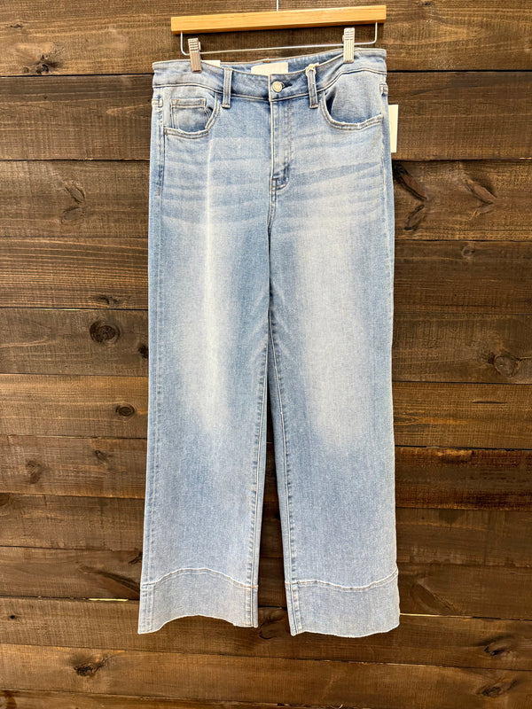 Vervet- High Rise A Line Wide Leg Jeans