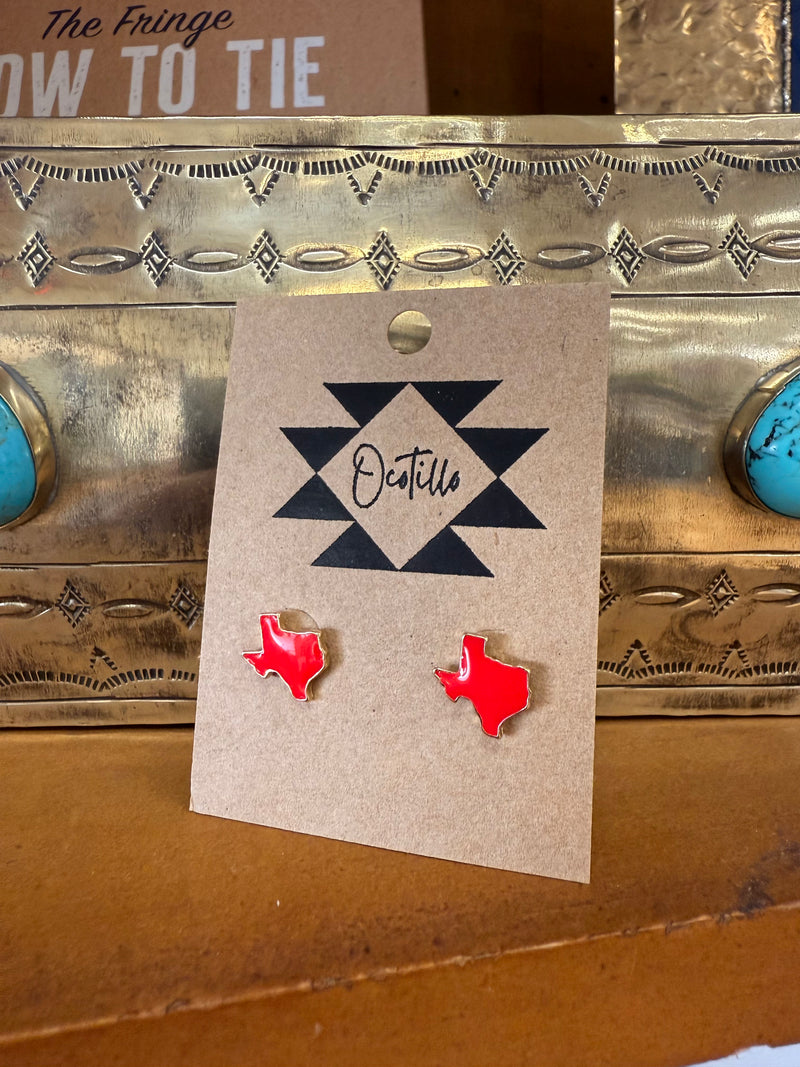 TEXAS Mini Red Studs
