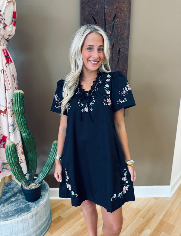 West Embroidered Dress