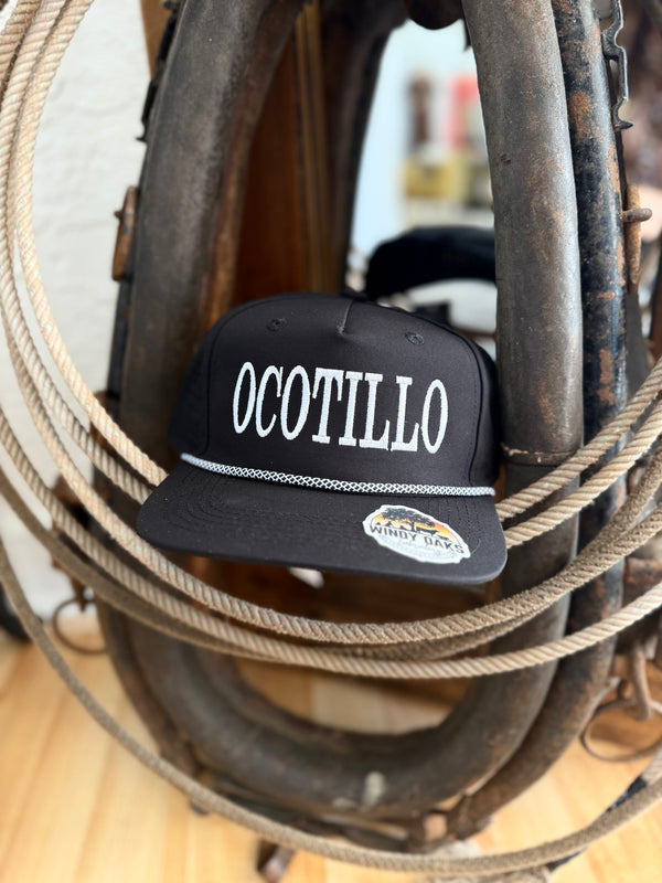 Ocotillo Black Rope Hat