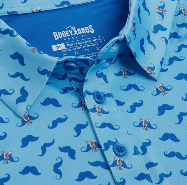 Bogey Bros- Mustache Ride Polo