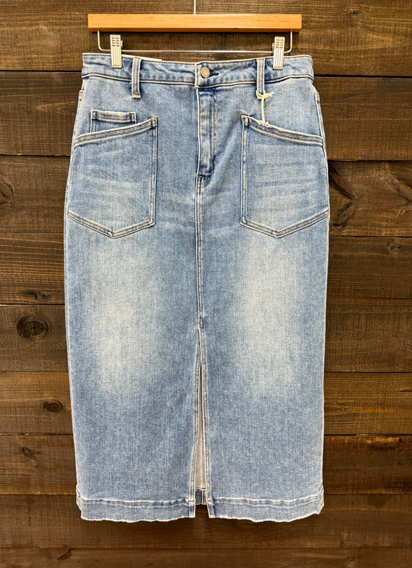 Vervet- Utility Midi Skirt