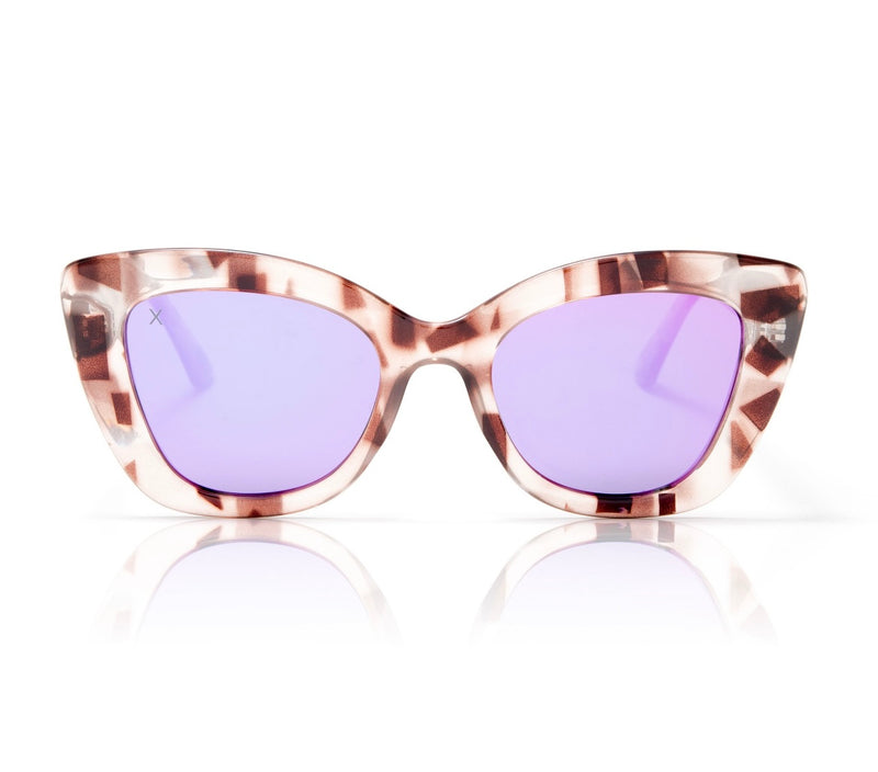 Dime- LT Tortoise + Pink Mirror Lens Polarized