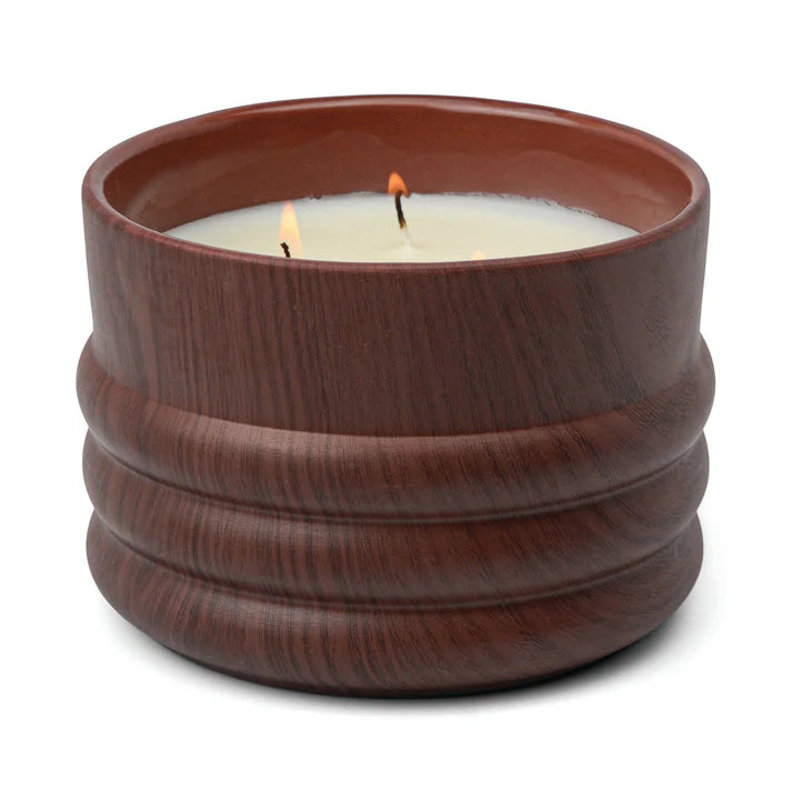 Paddywax Grain Wood Ceramic Candle - Thumbnail 4