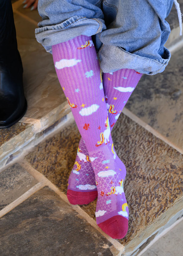 Lucky Chuck- Lucky Unicorn Performance Socks