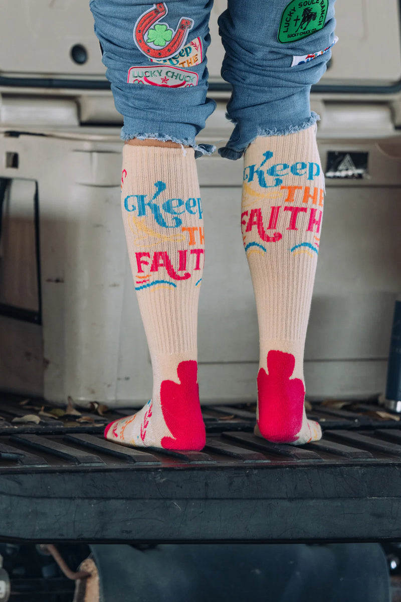 Lucky Chuck- Keep The Faith Socks