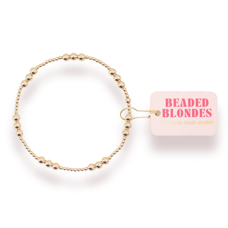 Beaded Blondes- Ily Gold Bracelet