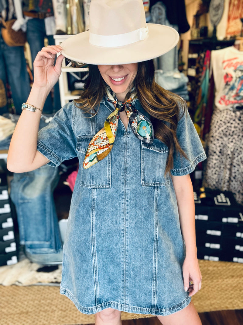 Cameron Denim Dress