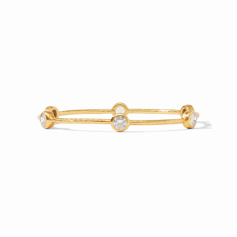 Julie Vos- Milano Bangle- Gold- Cubic Zirconia-M