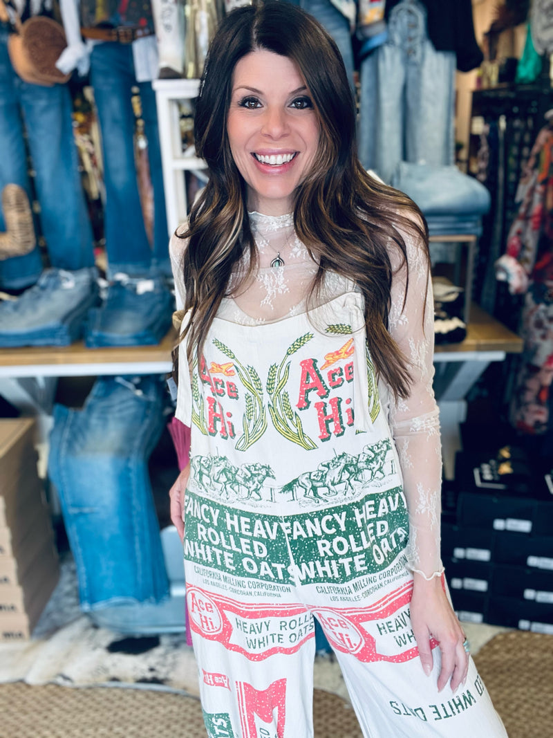 Jaded Gypsy- Ace Hi Market Fresh Overalls