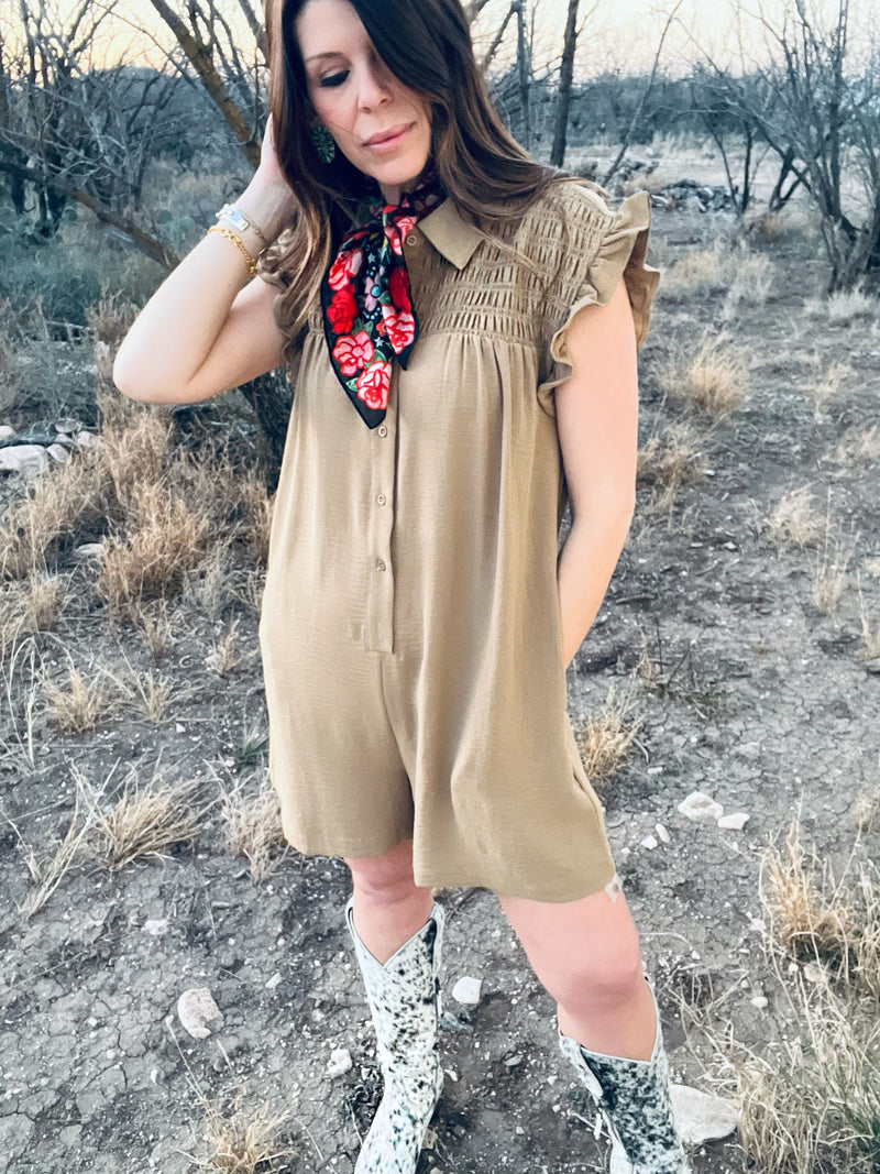 Monica Mocha Romper