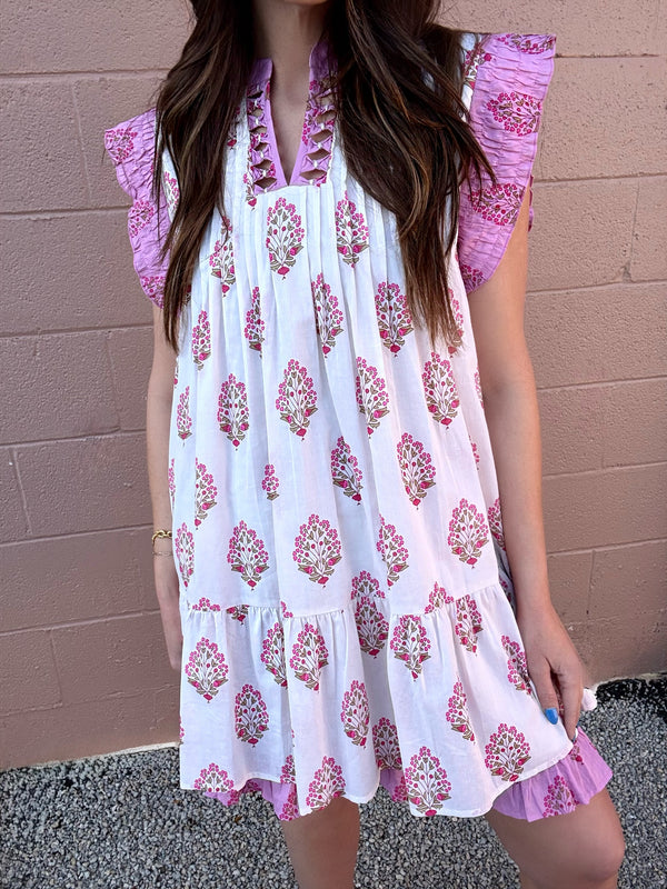 Diane Floral Print Dress