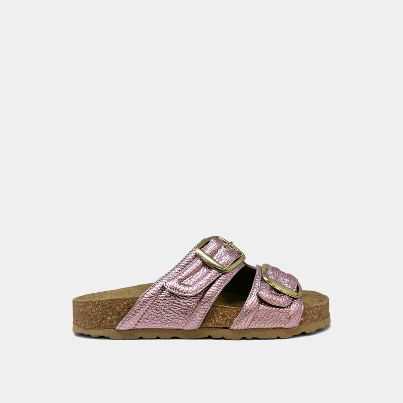 Shu Shop- Barbara Metallic Pink Sandals