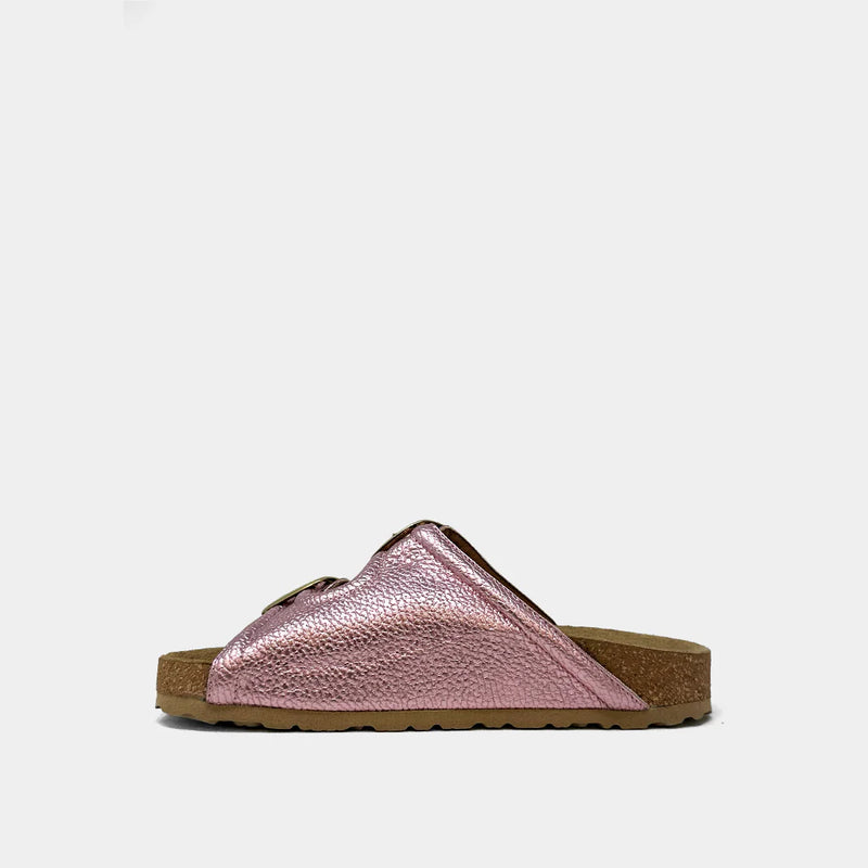 Shu Shop- Barbara Metallic Pink Sandals