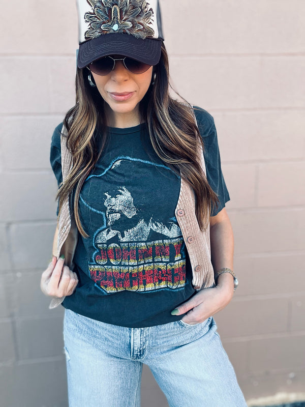 Johnny Paycheck Vintage Band Tee