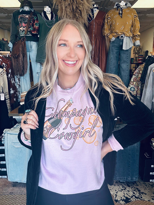 Champagne Cowgirl Sweatshirt