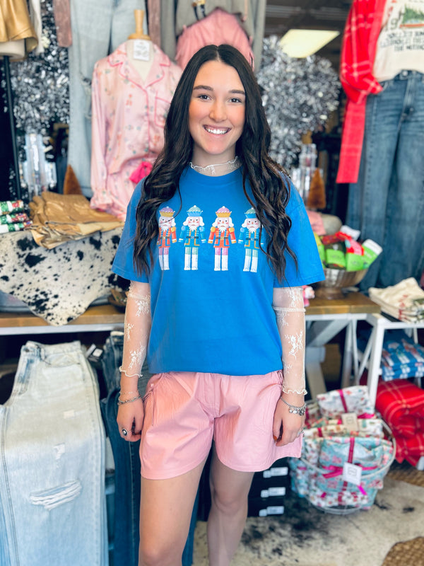 Nutcrackers Blue Tee